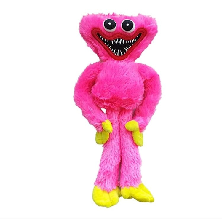 Jucarie de plus Huggy Wuggy, Flippy, 40 cm, roz - vivimall.ro