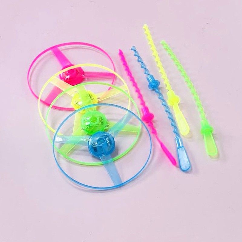 Jucarie Disc Zburator, Vivimall, cu Lumini, Manual, din ABS, +14 Ani, Galben - vivimall.ro