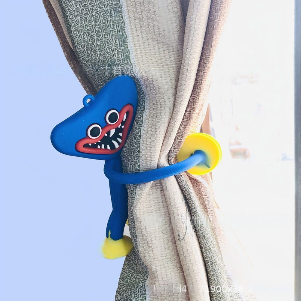 Jucarie Huggy Wuggy cu ventuze, Albastru