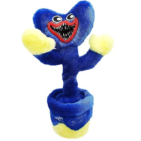 Jucarie Huggy Wuggy pentru copii, imita, canta, danseaza, albastru, Flippy