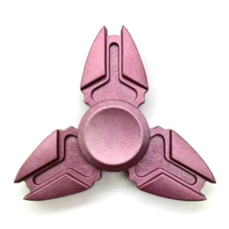 Jucarie Interactiva Antistres Fidget Spinner Roz - vivimall.ro
