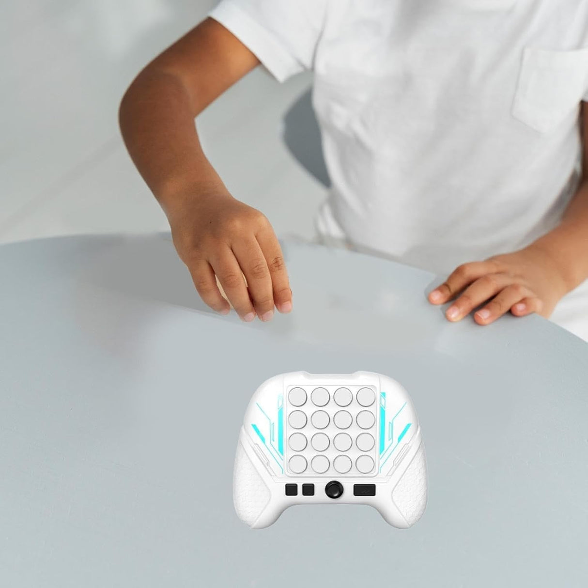 Jucarie Interactiva Pop It, Tip Consola, Anti-Stres, 5 Moduri De Joc, Din Abs Si Silicon, +3 Ani, Sunete Si Lumini - vivimall.ro