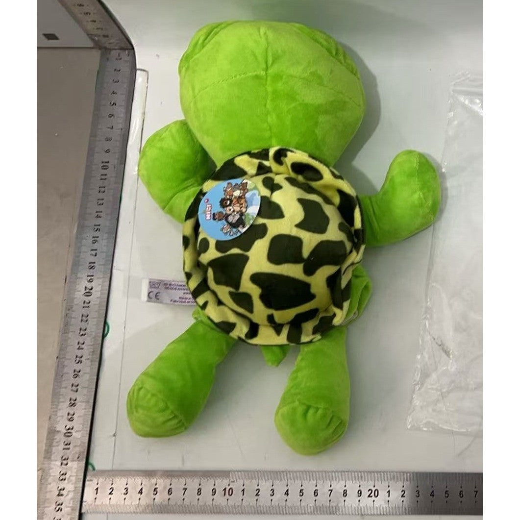 Papusa de Mana pentru Teatru de Papusi, Flippy, din Plus, 25 x 10 x 8 cm, Model Broasca, Verde - vivimall.ro