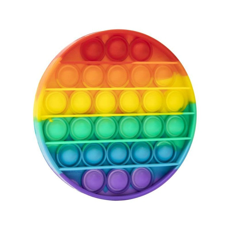 Jucarie Pop it Now-Flip it, Push Bubble Rotund Multicolor Model 1 - vivimall.ro