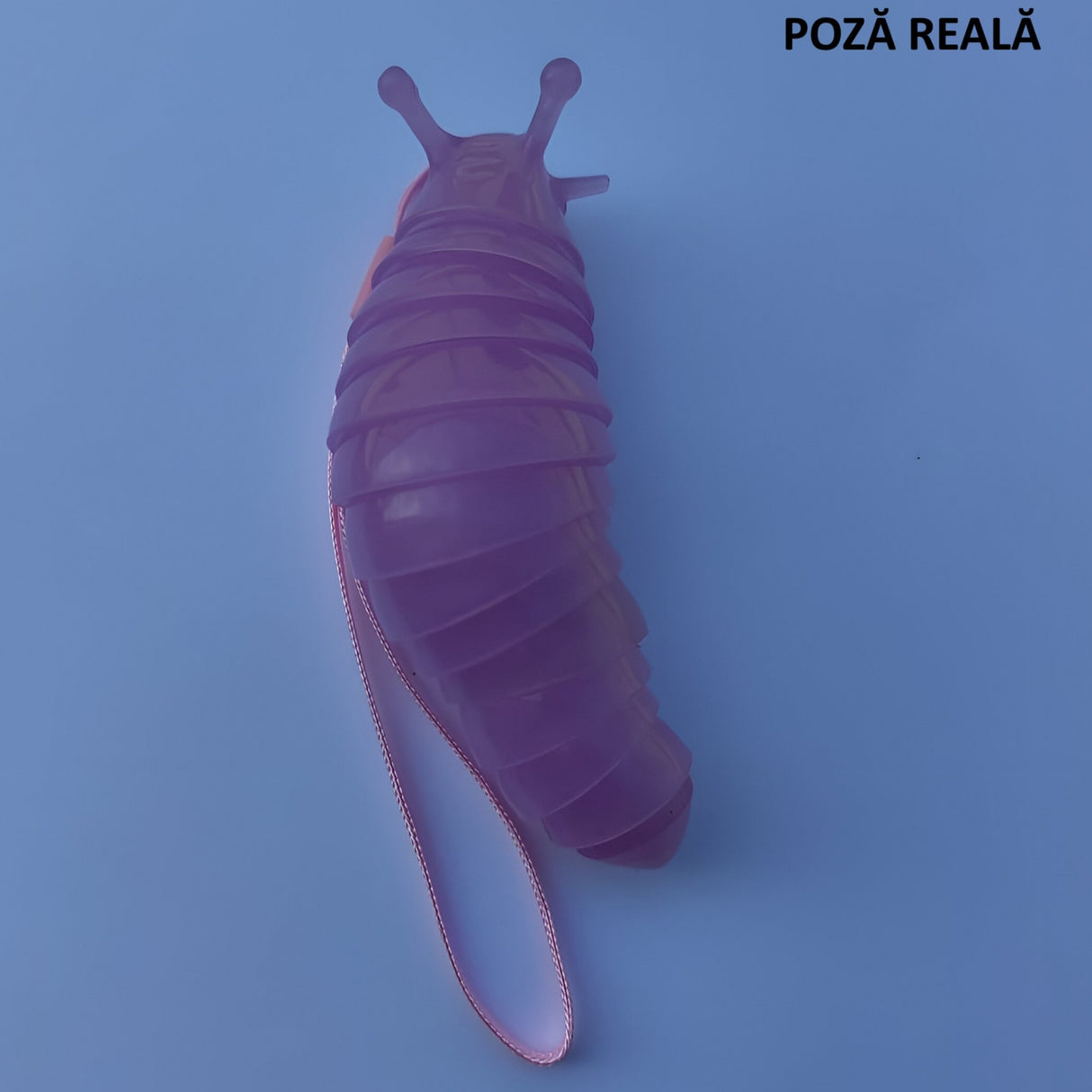 Jucarie Senzoriala Antistres, Vivimall, Fidget Toys, Omida Curcubeu, 11 cm, +3 Ani, Mov - vivimall.ro