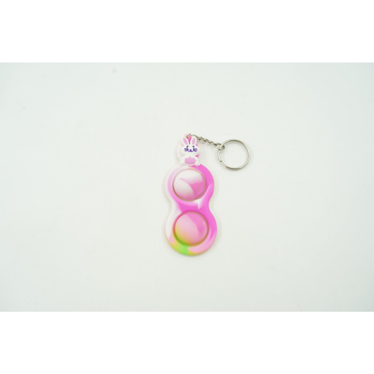 Jucarie Senzoriala Antistres, Simple Dimple, Breloc 2 Bulinute, Multicolor - vivimall.ro