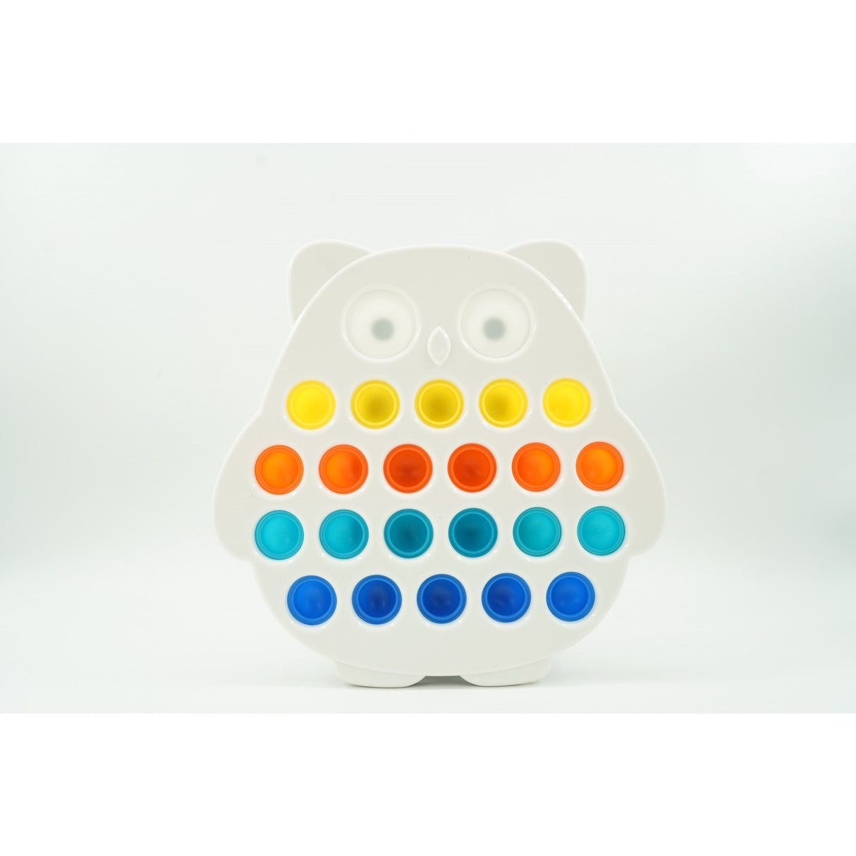 Jucarie senzoriala antistres, Simple Dimple, Bufnita, Multicolor, V3 - vivimall.ro