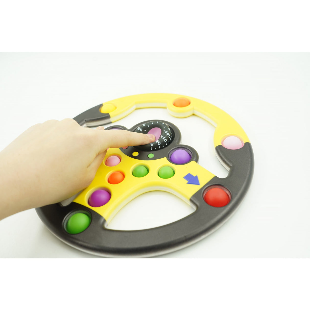 Jucarie senzoriala antistres, Simple Dimple, Volan, Multicolor, V2 - vivimall.ro