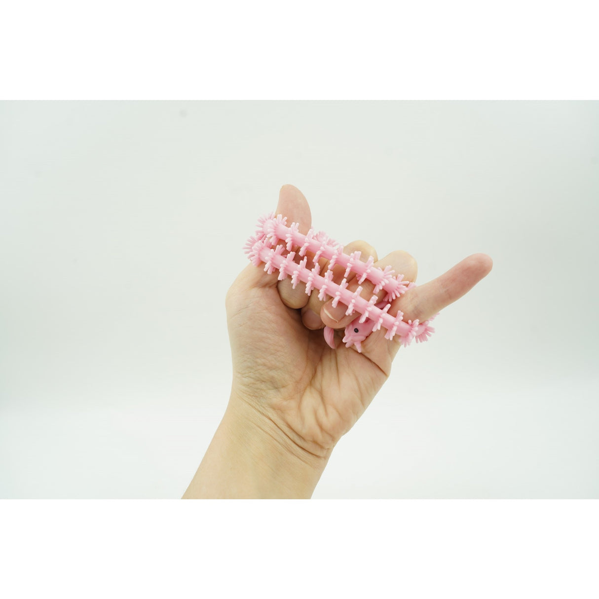 Jucarie senzoriala superelastica, antistres, Fidget toy, Unicorn noodles, Roz deschis - vivimall.ro