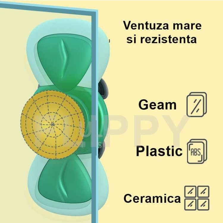 Jucarie Spinner pentru copii cu 3 laturi, Spinimals Premium Vulpe, Rosu - vivimall.ro