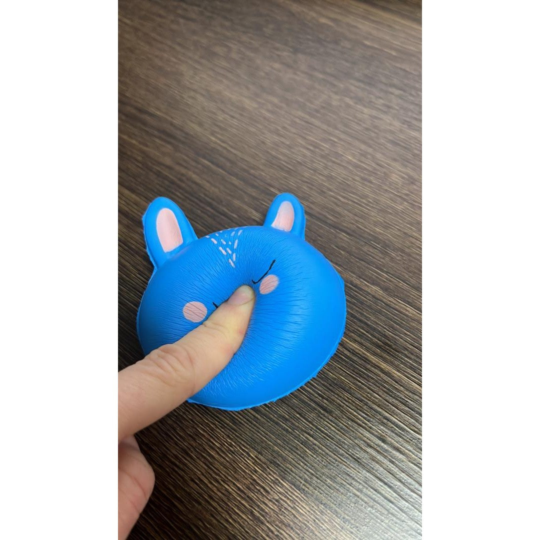 Jucarie Squish Toy Flippy, model pisica albastra