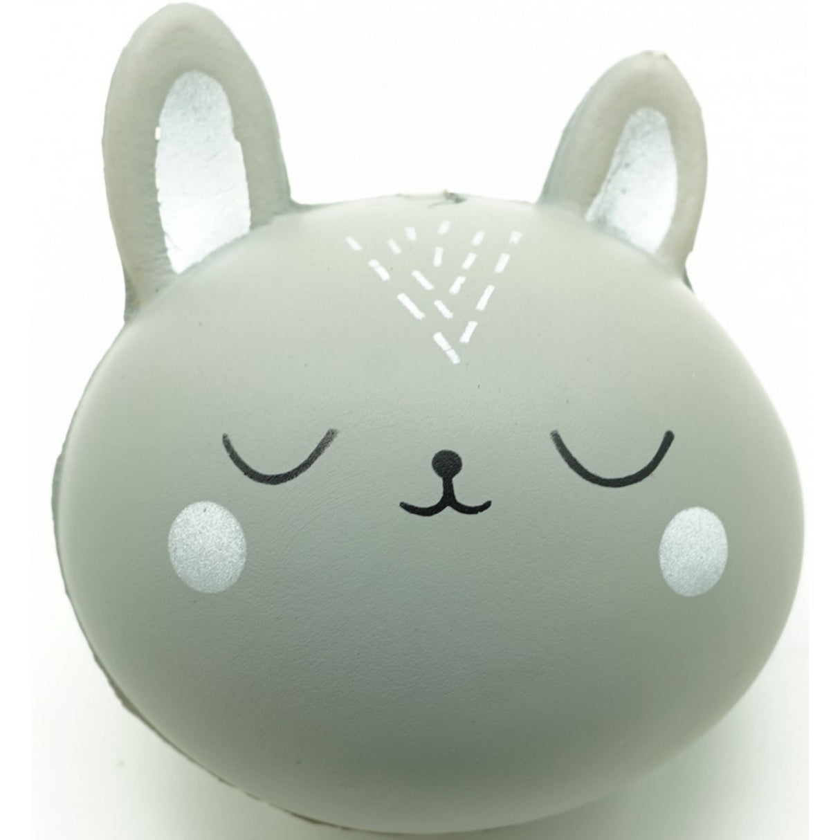 Jucarie Squish Toy Flippy, model pisica gri