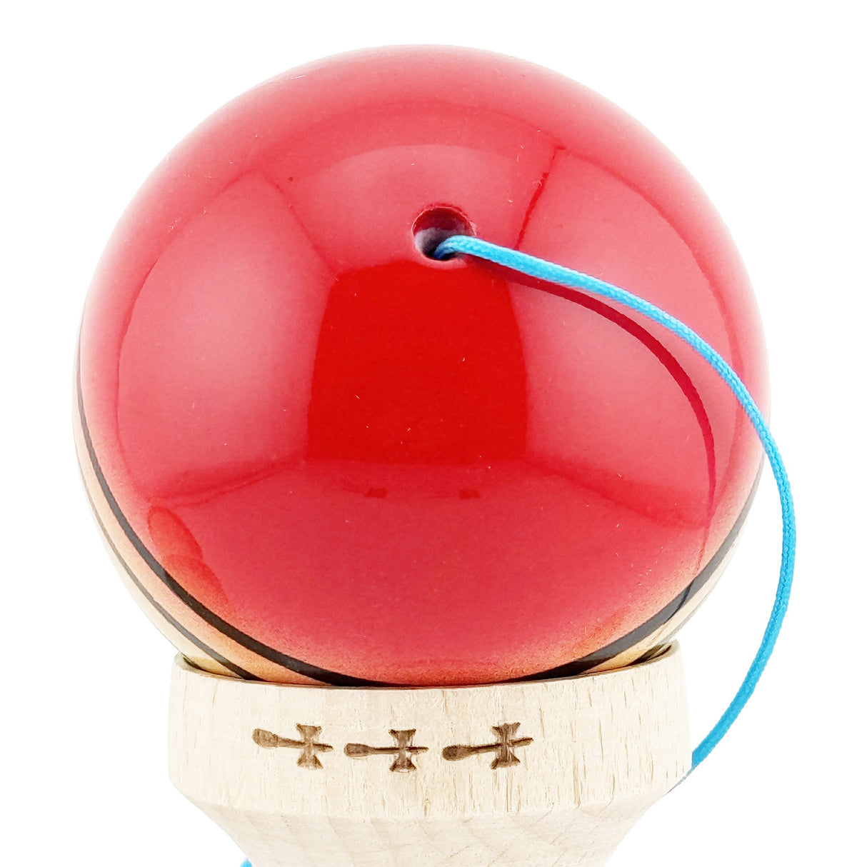 Kendama X Originala, Profesionala, Flippy, Big Cups V2, Super Sticky Legendary Cupe Mari, Rulment Metalic cu Ata 55 cm, Rosu/Galben/Verde - vivimall.ro