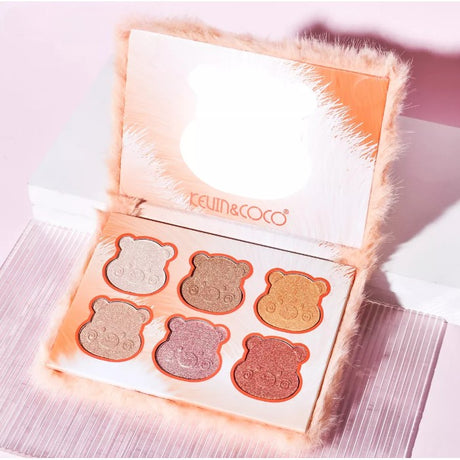 Paleta Glow 6 Nuante | TeddyGlow - vivimall.ro