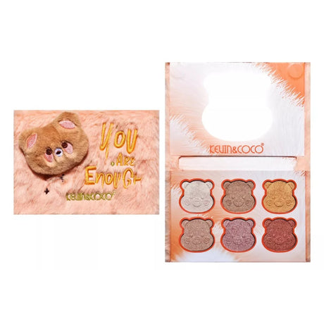 Paleta Glow 6 Nuante | TeddyGlow - vivimall.ro