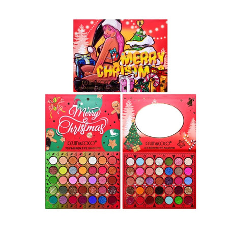 Set Machiaj 70 Culori Design Sarbatori | PureGlow - vivimall.ro