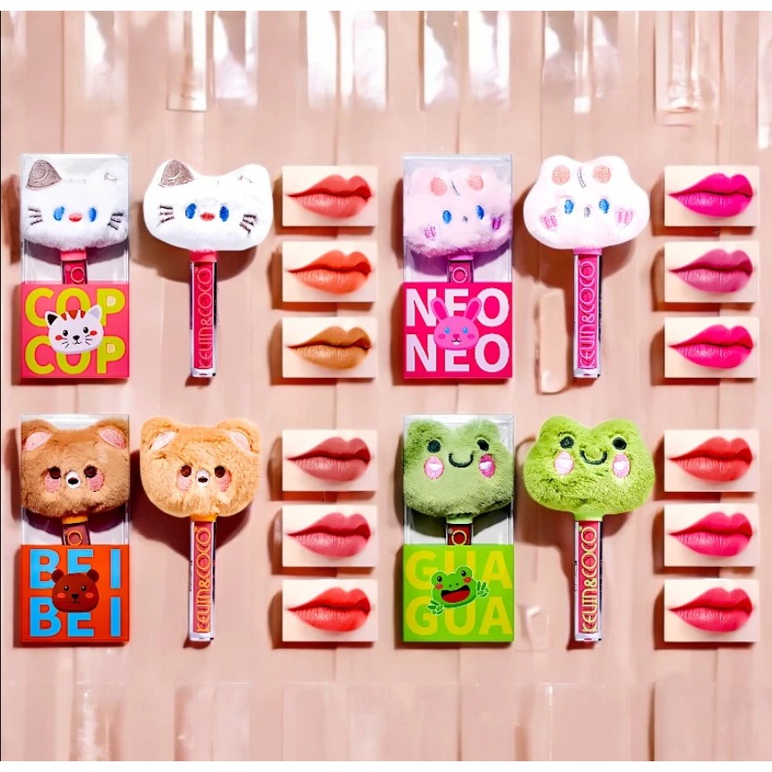 Luciu De Buze Cu Papusi De Plus | GlamyBear - vivimall.ro