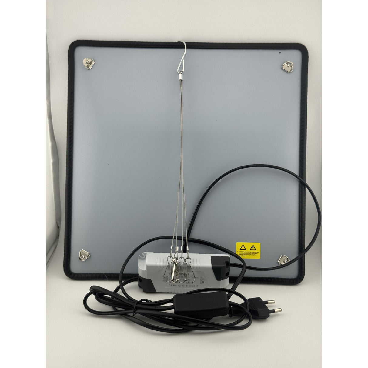 Lampa Crestere Plante, Flippy, Model Keel Edge, 500 LED, 85-265 V, 45 W, Spectru Alb Cald, Rosu si Albastru, 30 x 30 cm, Negru - vivimall.ro