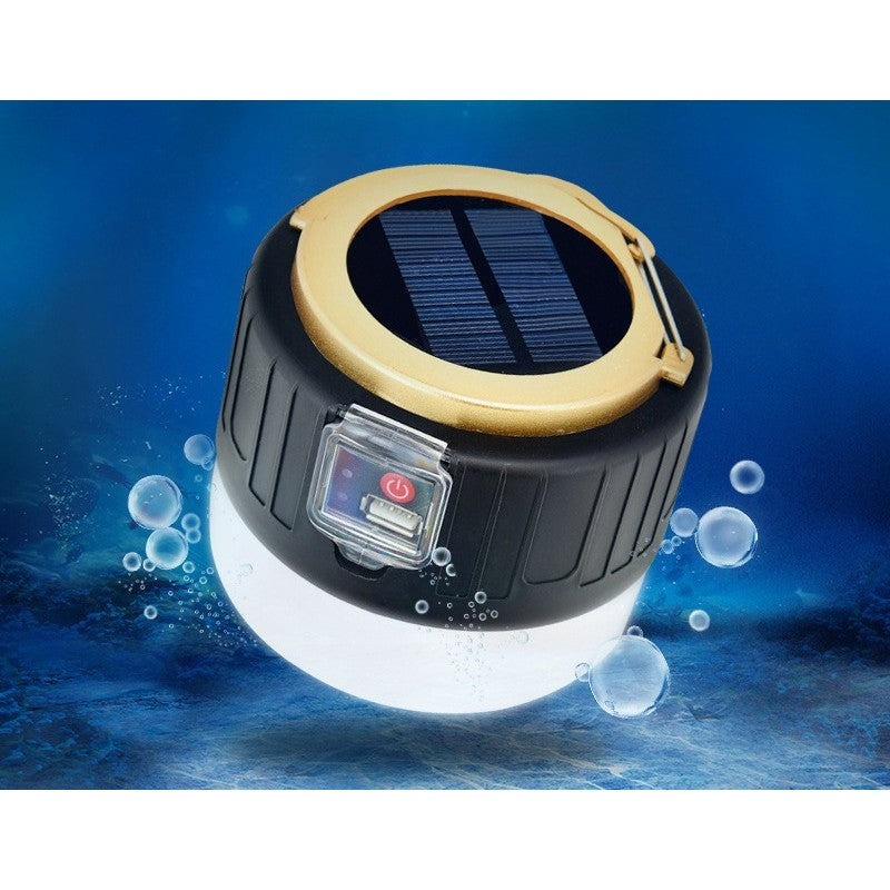 Lampa Portabila, Incarcare Solara + Usb, Afisaj Inteligent Al Bateriei, Raza De Actiune 32 Mp, 3 Moduri