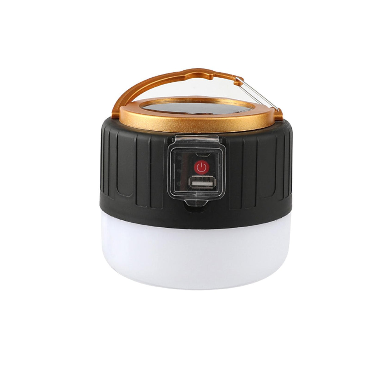 Lampa Portabila, Vivimall, Incarcare Solara + USB, Afisaj Inteligent al Bateriei, Raza de Actiune 32 mp, 6x9x11 cm, 3 Moduri, Negru - vivimall.ro