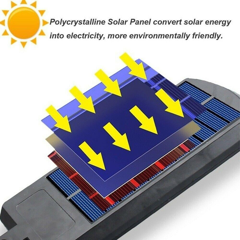Lampa Solara De Exterior LED Flippy, 23 cm x 11.5 cm, 3072 Lumeni 128 COB LED 25.6 W - echivalent 205 W bec incadescent, IP65, Senzor de Miscare, Senzor de Lumina, 4 Grile, Alb Rece