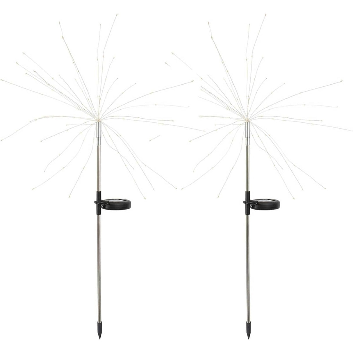 Set lampă solară model Artificii Vivimall în ambalaj, 210 g, accesorii incluse, vedere de ansamblu