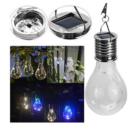 Lampa Solara Led Decorativa Sub Forma De Bulb, Pentru Exterior, Suspendata, Ip65, Ultron - vivimall.ro
