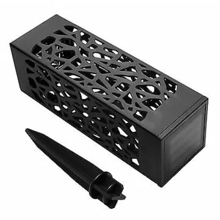 Lampa solara LED Vivimall, tip felinar, pentru gradina, inaltime 28.5 cm, putere 0.2W, 1.2V, 600mAh, alb rece