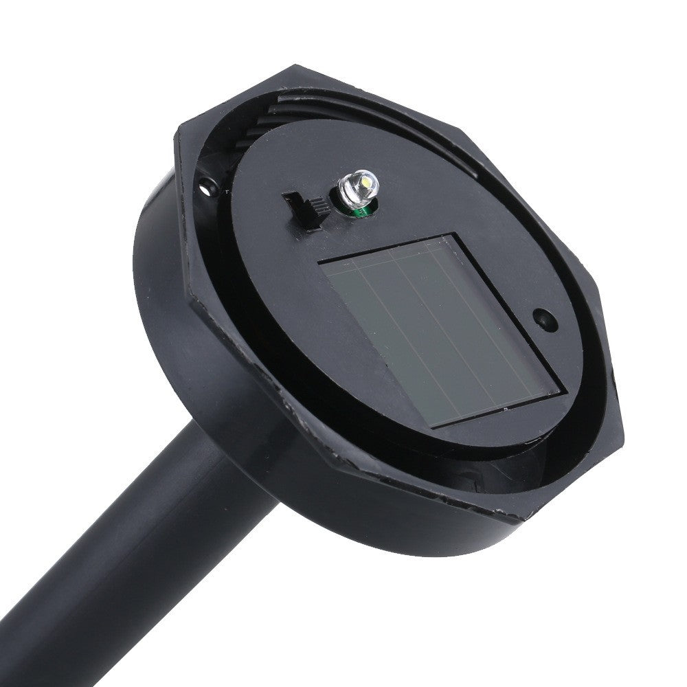 Lampa solara LED, Sferica, Tip Glob Vivimall, Diametru 10 cm, Alb cald