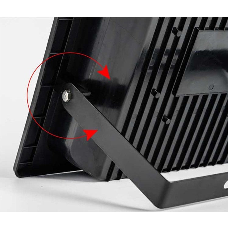 Lampă solară stradală, Vivimall, 220 LED, 100 W, cu panou solar, brat de montare inclus