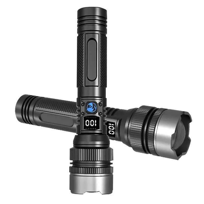 Lanternă T6 cu acumulator în mână, utilizare în exterior, protecție IP44