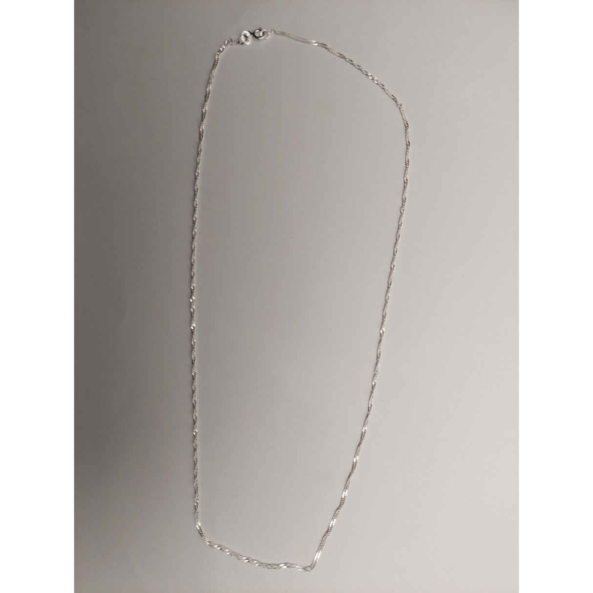 Lantisor Argint 925 Rasucit 55 cm, Jolie Silver, 2.6g - vivimall.ro