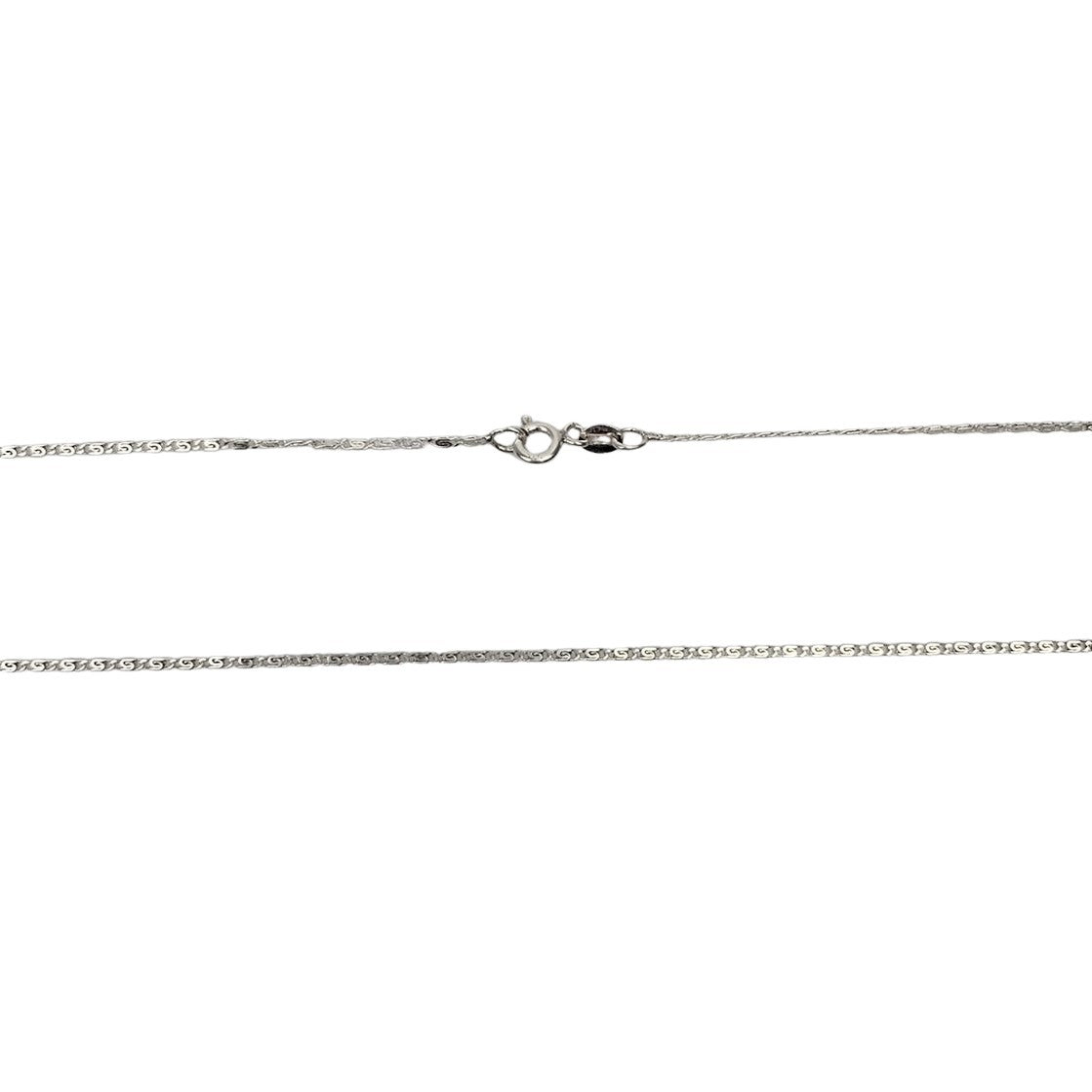 Lantisor din Argint 925, model plat rotund (ccc) 55 cm - vivimall.ro