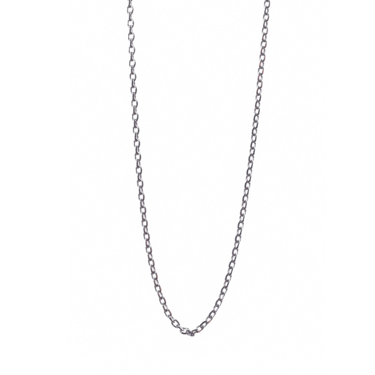 Lantisor din Argint 925 rodiat, model la baza gatului, 38 cm - vivimall.ro