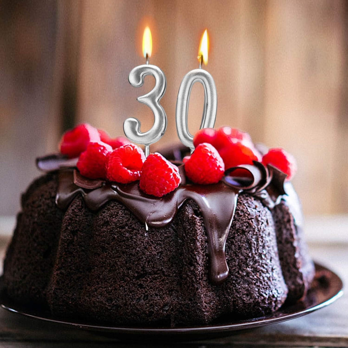 Lumanare De Tort, Model Cifra 3, Party, Din Parafina,