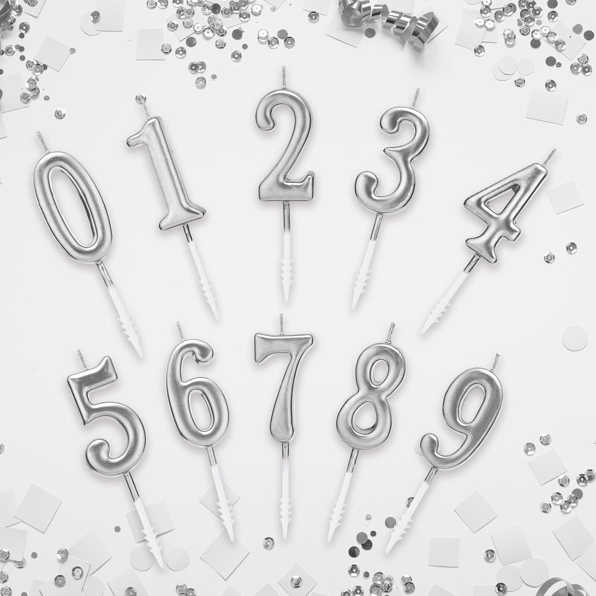 Lumanare De Tort, Model Cifra 9, Party, Din Parafina,