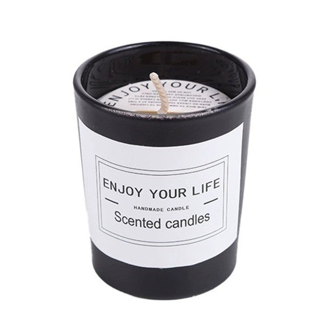 Lumanare Parfumata, Model Pahar, Aroma De Mure, Din Ceara De Soia - vivimall.ro