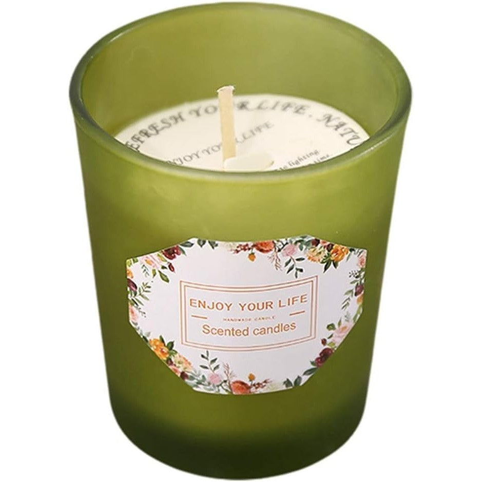 Lumanare Parfumata, Model Pahar, Aroma De Ghimbir, Din Ceara De Soia - vivimall.ro