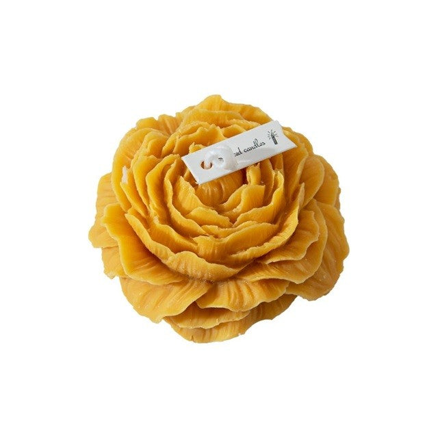 Lumanare Parfumata, Vivimall, Model Trandafir, Ardere 10h, 70 g, 7.5 x 3.5 cm, Parfum de Citrice, Portocaliu - vivimall.ro