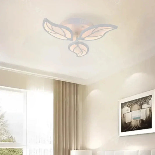 Lustra Led Cu Telecomanda Laurice, 3 Petale, Lumina Rece/Calda/Neutra, Dimabila - vivimall.ro