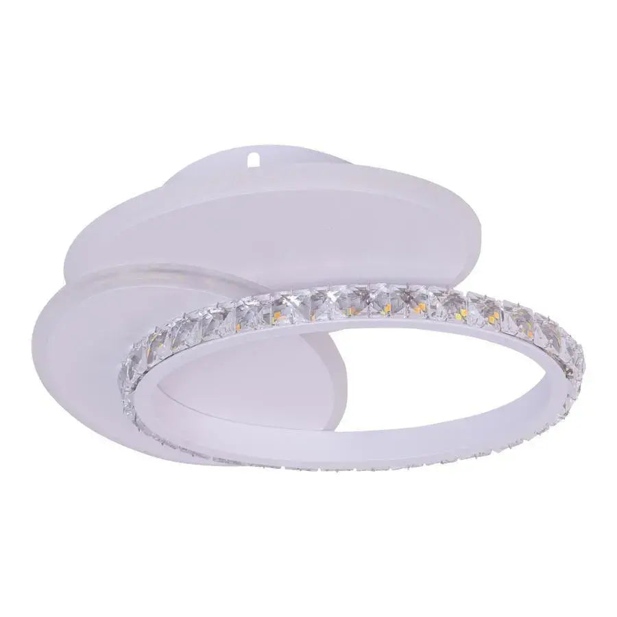 Lustra Led Cu Cristal Hollance, 3 Elemente, Lumina Rece/Calda/Neutra - vivimall.ro