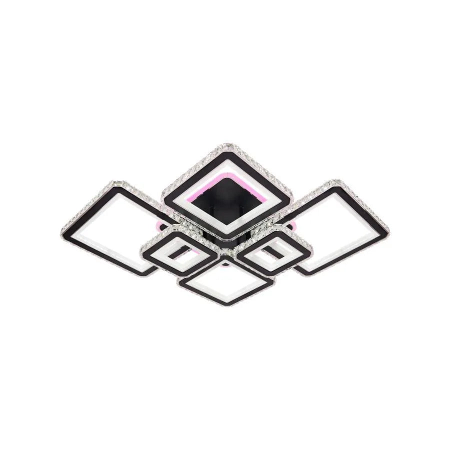 Lustră LED Quadris Cristal | LightPro - vivimall.ro