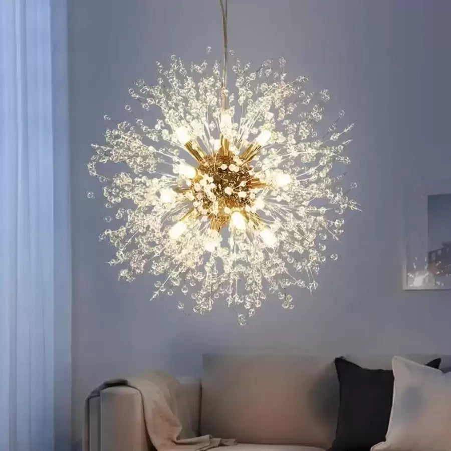 Candelabru Cristal Schonbrunn, 9X G9, Diametru 49Cm, Lucios - vivimall.ro