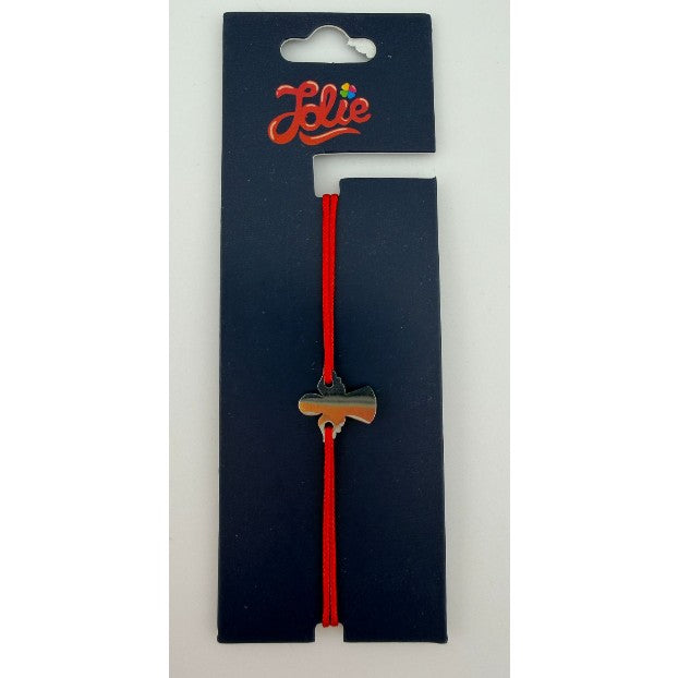 Martisor Bratara Inox Copii, Textil si Inox, Model 29 - vivimall.ro