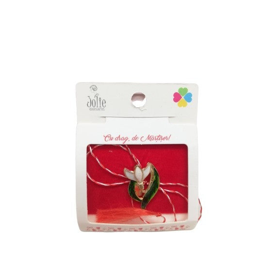 Martisor Brosa Ghiocel Model B-21 5.5cm x 7cm - vivimall.ro