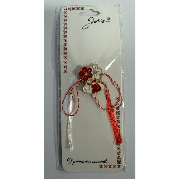 Martisor Brosa Primavara, Material Metal, Ambalaj Carton si Opp, Dimensiune Brosa aproximativ 2 - 3 cm, Model 3