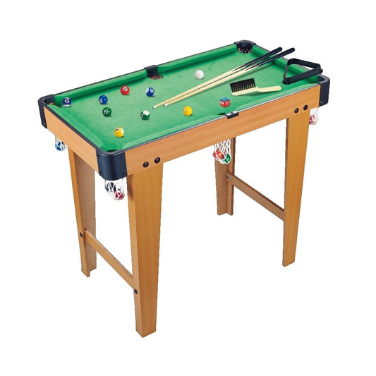 Masa De Biliard, Cu Picioare, +6 Ani, Din Lemn/Abs, Maro/ - vivimall.ro