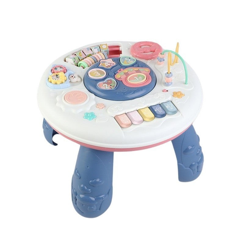 Masa educativa pentru copii cu accesorii, fara margini ascutite - vivimall.ro