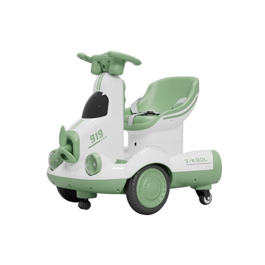 Masinuta Electrica, Pe 4 Roti, Cu Telecomanda, Lumini Led Si Muzica, +2 Ani, Inaltime Reglabila - vivimall.ro