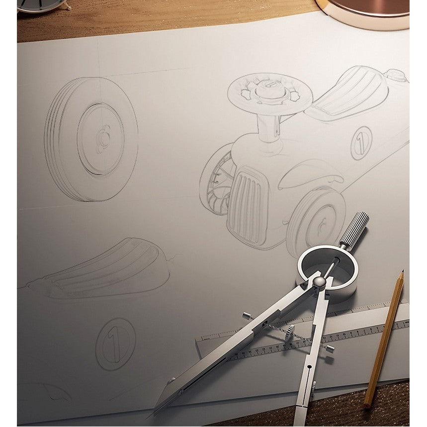 Masinuta Ride-On Vivimall, cu Sistem Anti-Rasturnare, Claxon pe Volan, 1-6 Ani, 60 x 28 x 34 cm, Roz - vivimall.ro